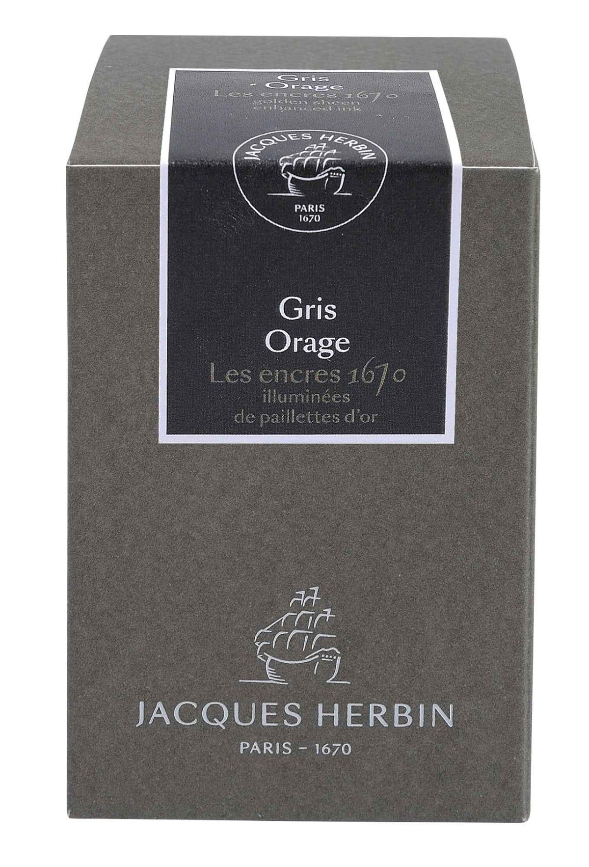 Gris Orage - Jacques Herbin 1670 Anniversary Ink