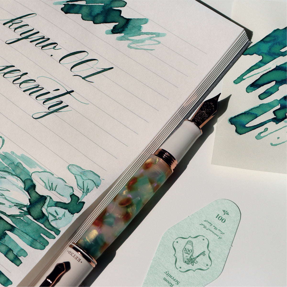 Keyno Stay.tionery No. 001 - Serenity Fountain Pen