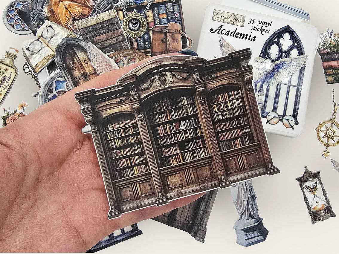 Academia Sticker Tin Box
