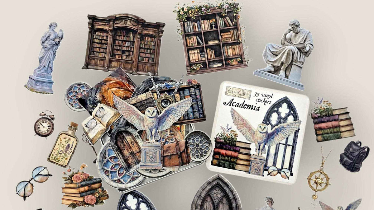 Academia Sticker Tin Box