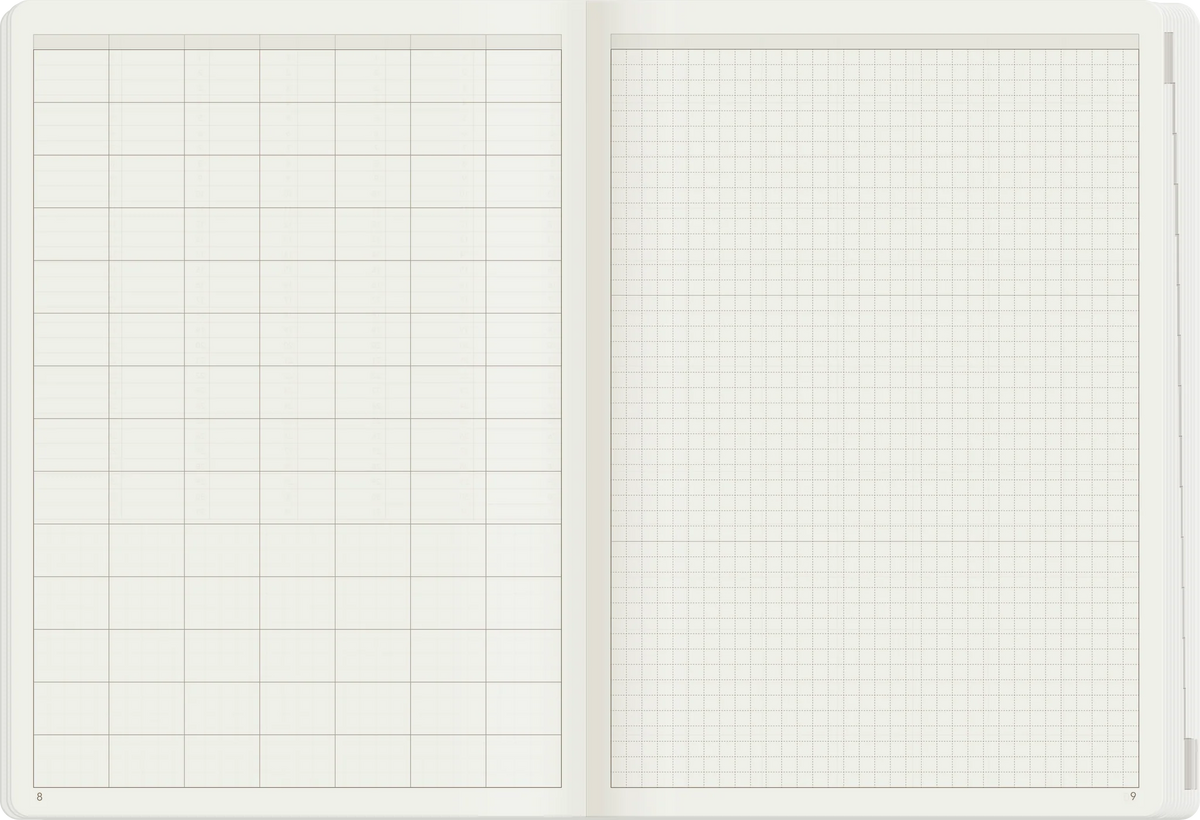 Wonderland 222 A5 All-in-One Undated Weekly Planner- Stacked Weekends