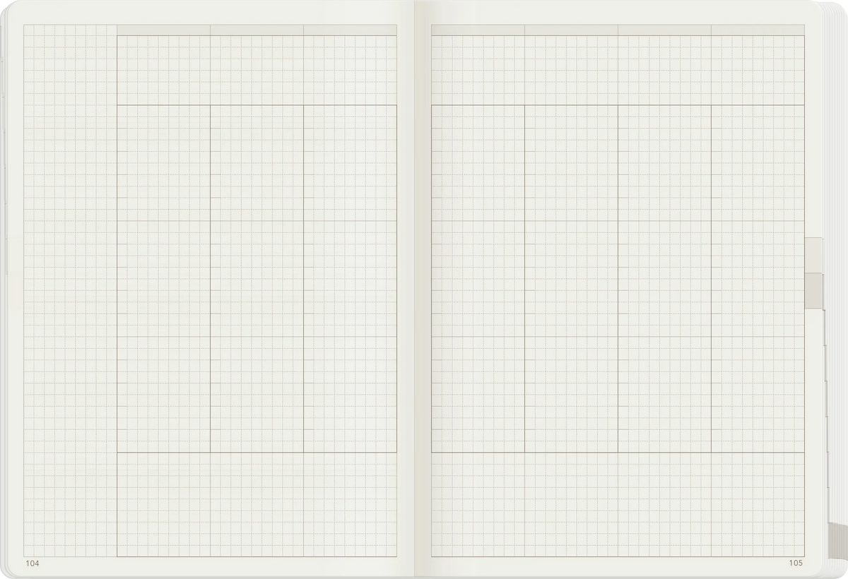 Wonderland 222 A5 All-in-One Undated Weekly Planner - Unstacked Weekends