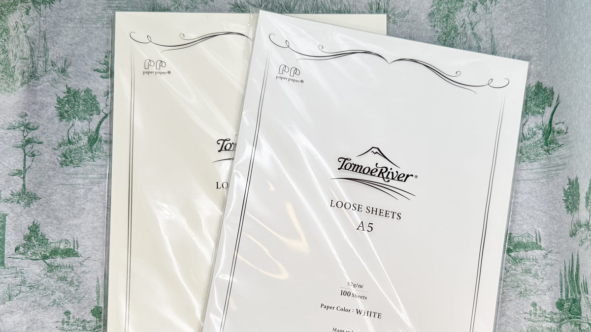 Tomoe Paper Loose Leaf Paper - 100 A5 Sheets, 52gsm