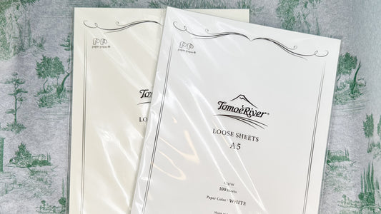 Tomoe Paper Loose Leaf Paper - 100 A5 Sheets, 52gsm