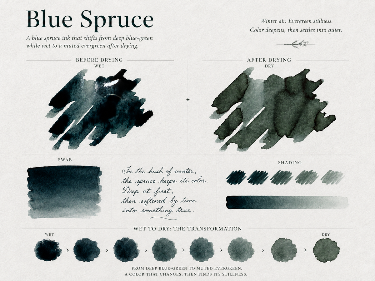 Blue Spruce | Dominant Industry x Stationer's Emporium Exclusive Ink
