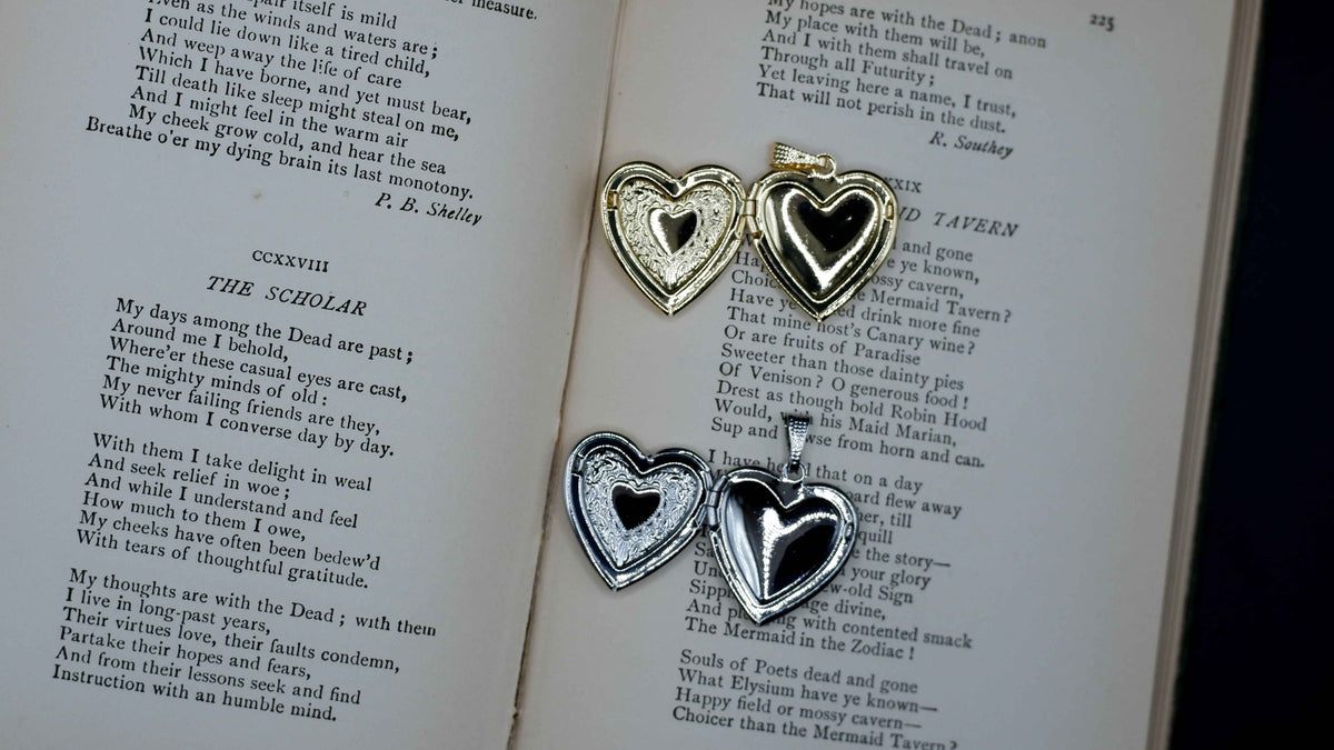Gold-Filled Journal Lockets