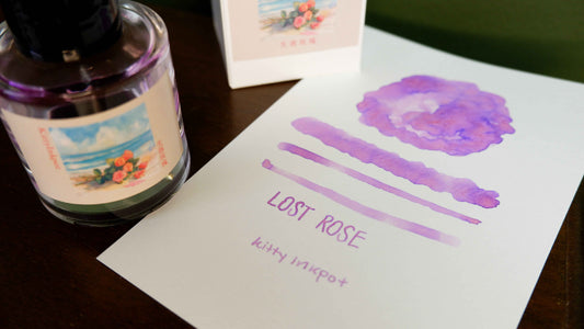 Lost Rose – Kitty Inkpot Fountain Pen Ink