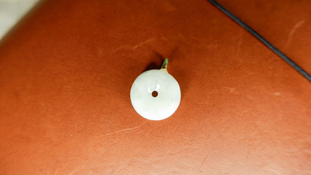 Scholar's Jade Journal Charm — Pale Green
