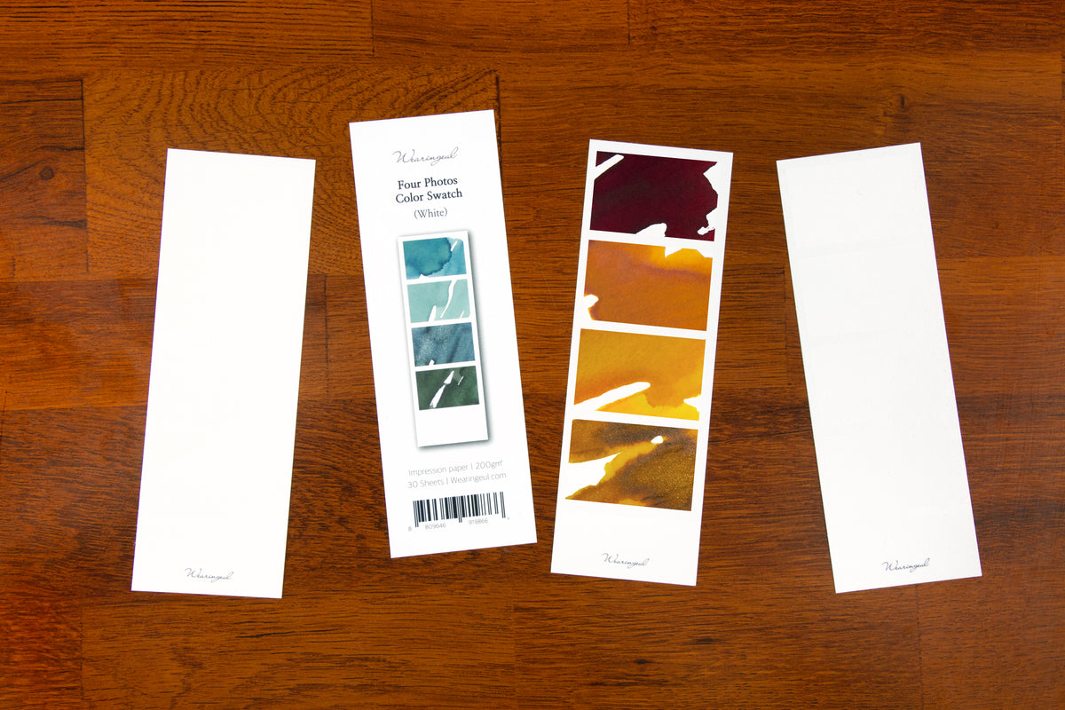 Four Photos - Ink Swatches