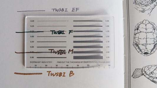 MM Pad | Fountain Pen Nib Thickness Gauge