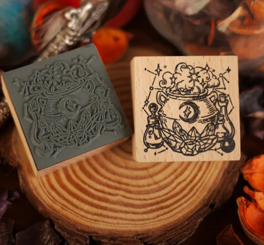 Conjurer’s Recipes Wood Stamp