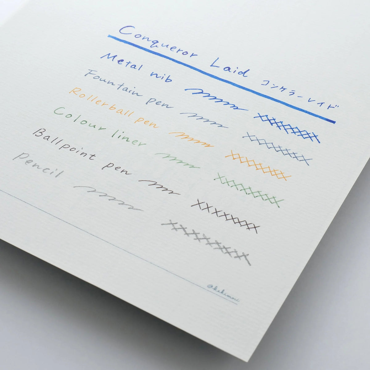 Conqueror Laid Paper - Kakimori Plain Letter Paper (10pcs)