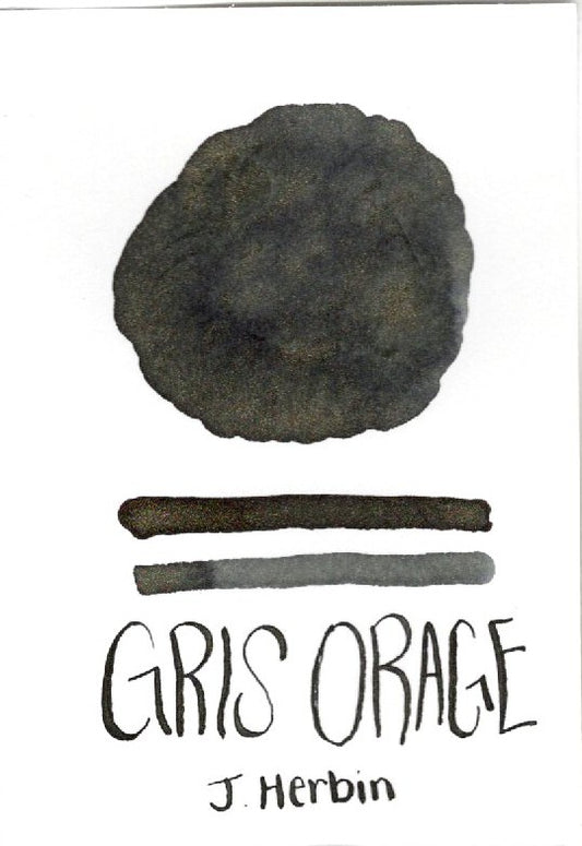 Gris Orage - Jacques Herbin 1670 Anniversary Ink