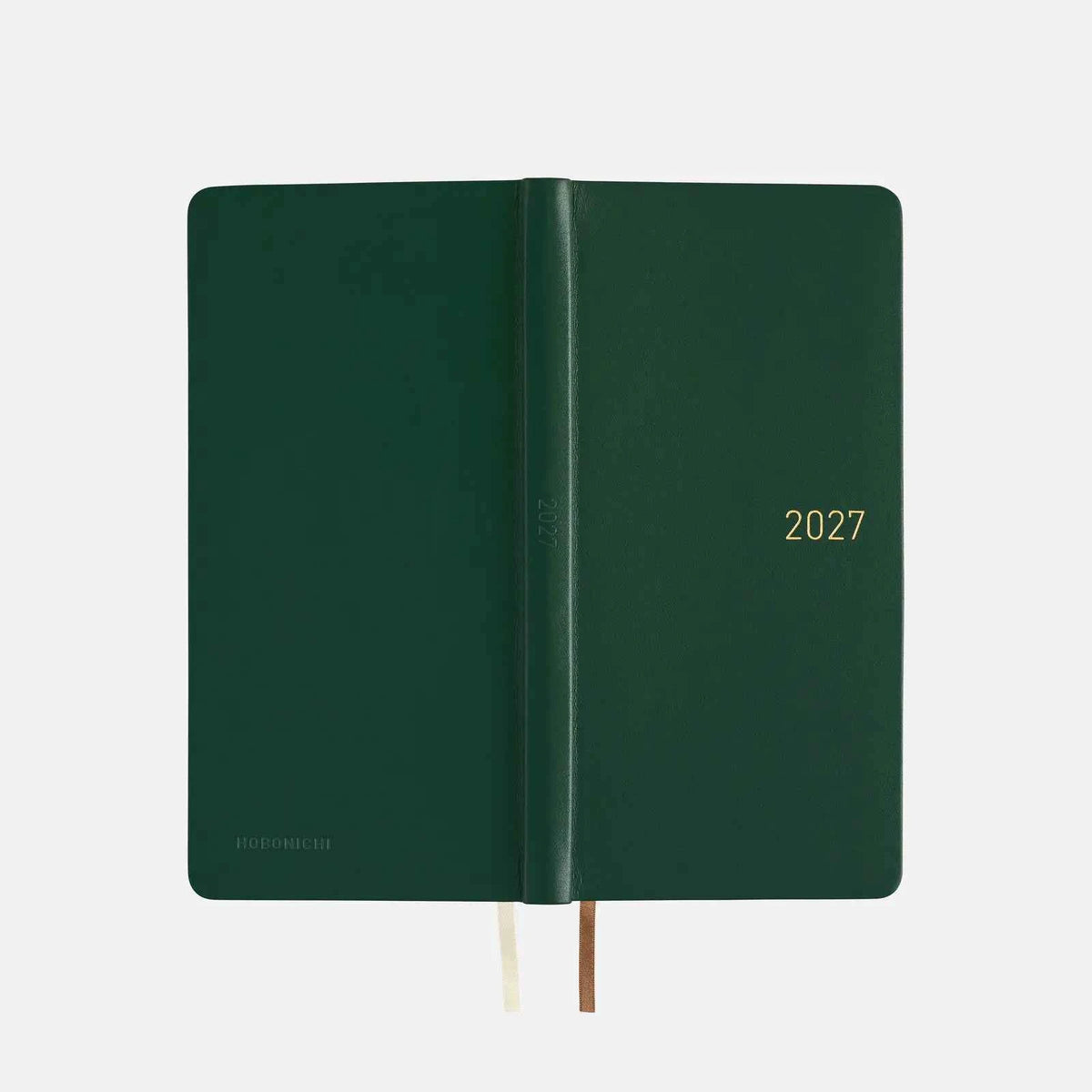 Hobonichi Techo Weeks 2027 -  Leather: Forest Green