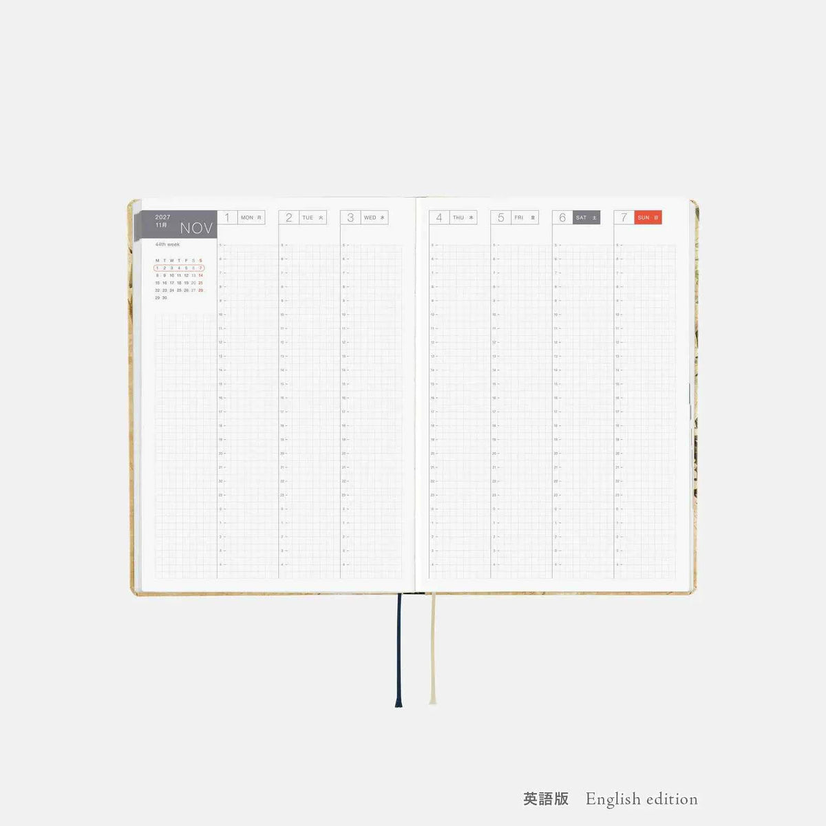 Hobonichi Techo A5 HON 2027 -  V&A Series: Vine