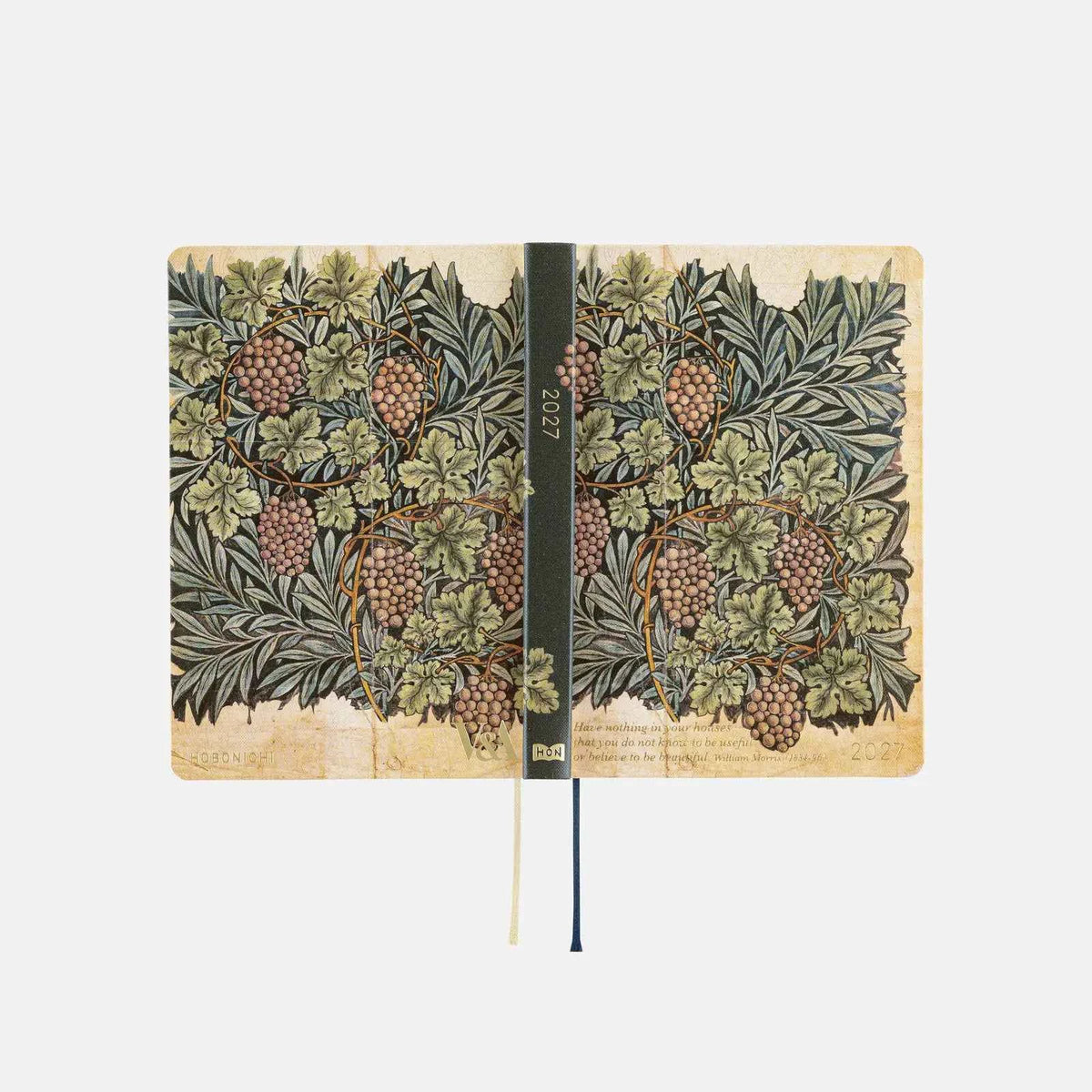 Hobonichi Techo A6 HON 2027 -  V&A Series: Vine
